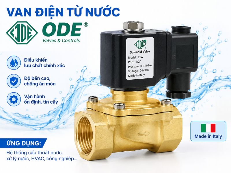 van điện từ nước ode